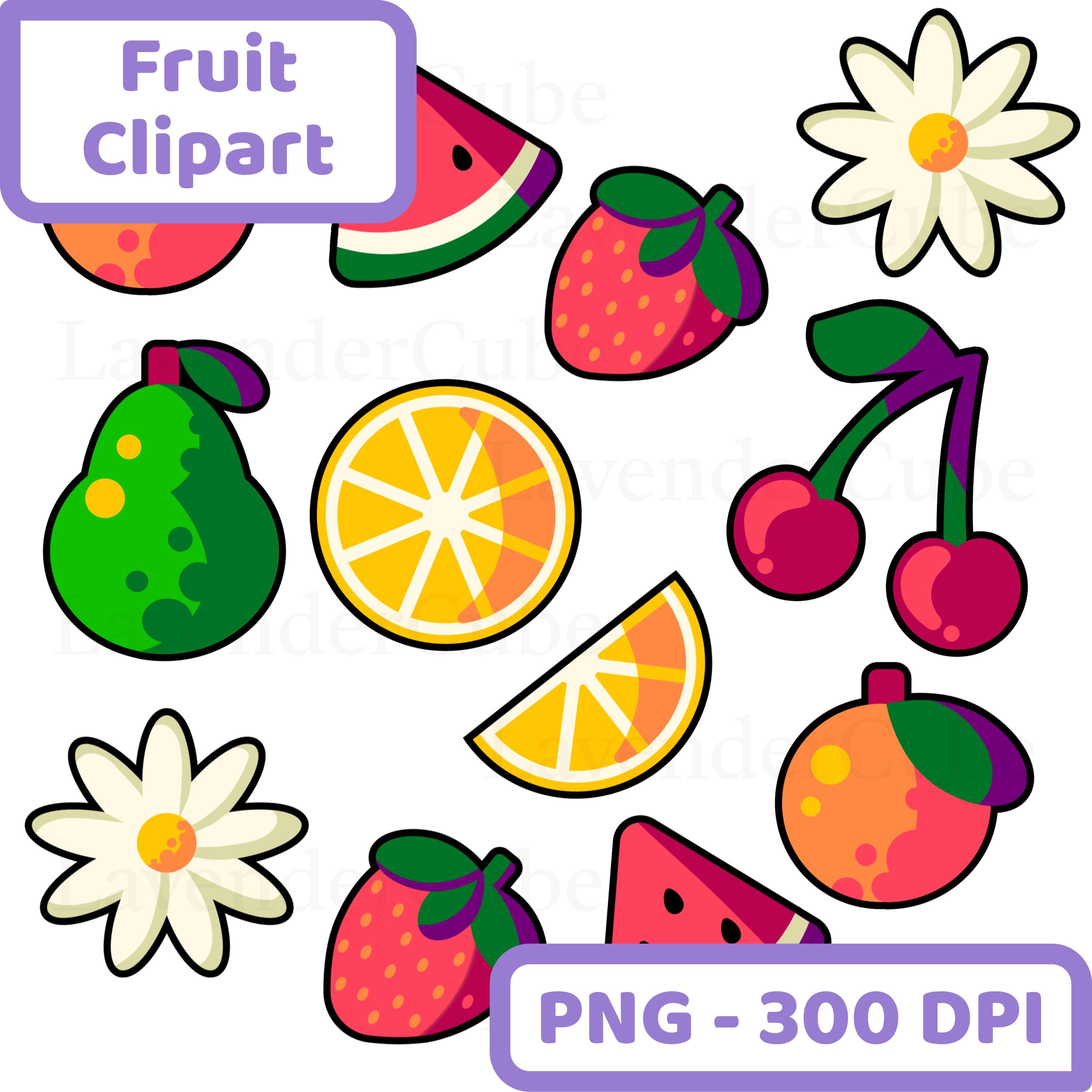 Fruit Clipart - Digital Download - 300 DPI - Png - Etsy