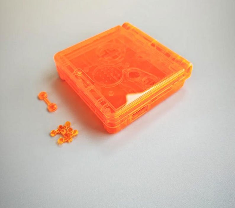 Gameboy SP Clear Shell Housing Kit - FP - IPS ready image 7