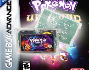 Pokémon Unbound v2.1.1.1 W/ Case & Manual GBA Gameboy Advance - Fan made game - Newest Version No RTC