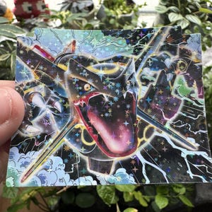 Shiny Rayquaza GBA SP Shell Insert Sticker Set Holographic Stars