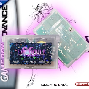 ファイナルファンタジー V (FF5) 復元済み ケースとマニュアル付き GBA ゲームボーイアドバンス カラー + サウンド復元済み + その他