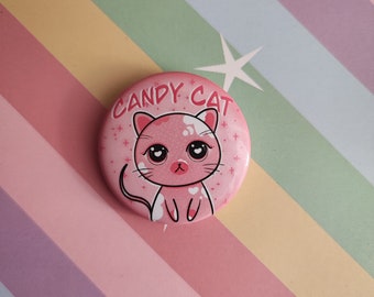 Candy Cat Badge