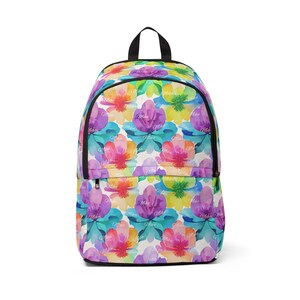 Sac à dos personnalisé pour enfants - Nymphéas. Patron personnalisé fille pour la rentrée !