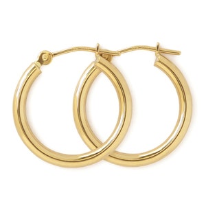 midi-oorbellen, hoepeloorbellen Huggie-oorbellen 14 kt goud op sterlingzilver, diamanten oorbellen, hoepeloorbellen 14 kt goud op midi