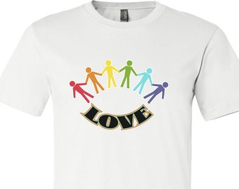 Love Rainbow Color (Unisex)