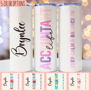Accountant Gift Idea Personalized, CPA Tumbler For Coworker, Cute Gift For Accountant Coffee Mug, Funny Colleague Gifts For Tax Professional