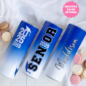 Personalized Senior Graduation Gift, 2024 Senior Tumbler Cup, Custom Graduation Tumbler, Senior Class Travel Mug, Personalized Grad Gifts