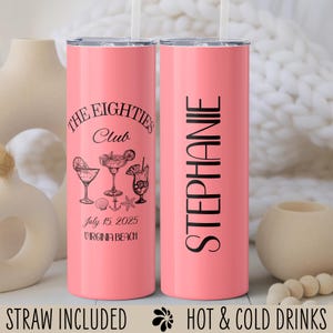 Personalized Birthday Tumblers, Custom Girls Trip Cup, Birthday Party Favors, Girls Cruise Trip, Bestie Birthday Gift, Vacation Birthday