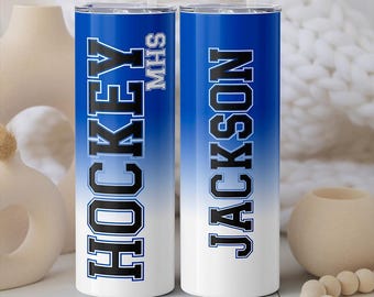 Personalized Hockey Tumbler Gifts, Custom Gift for Hockey Teams, Hockey Coach Gifts, Hockey Mom Gifts, Hockey Lover Gifts, Hockey Player Cup