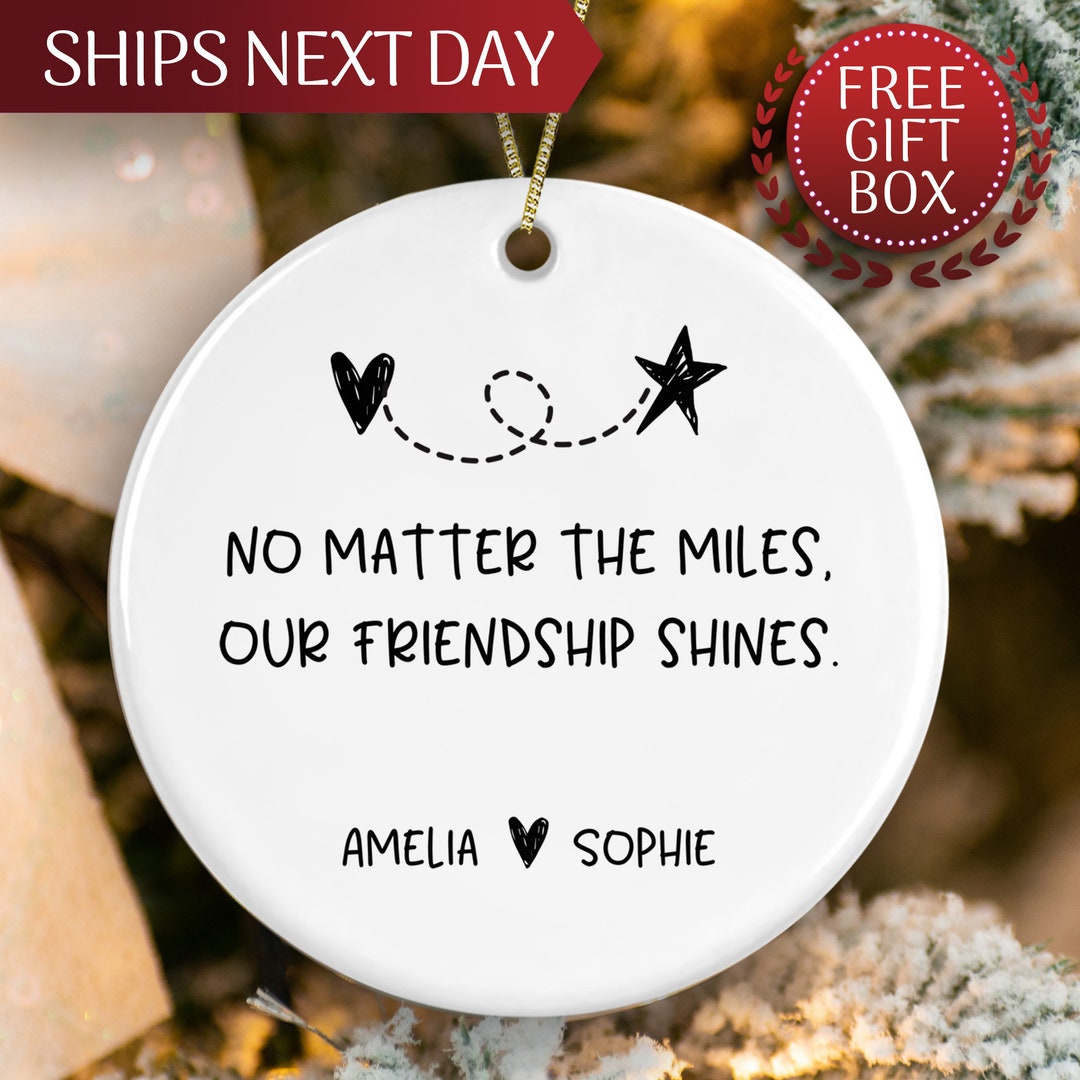 Best Friend Christmas Gift, Best Friend Christmas Ornament, Best Friend Christmas Gifts Best Friend