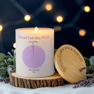 Smut Reader Candle, Spicy Book Lover Gift, Smut Book Lover Gift, Dark Romance Reader, Book Lover Gift, Gift For Reader, Funny Candle Gift