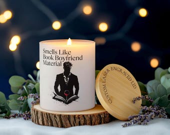 Smut Reader Candle, Bookish Gift, Soy Wax Candle