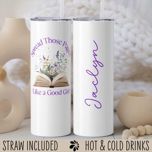 Personalized Smut Reader Tumbler, Spicy Book Lover Gift, Smut Book Lover Gift, Dark Romance Reader, Book Lover Gift, Gift For Readers