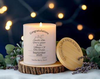 Personalized Smells Like Candle, Mother of The Groom Gift,Wedding Party Gift, Mother Of The Groom Proposal, Bridal Party Soy Wax Candle