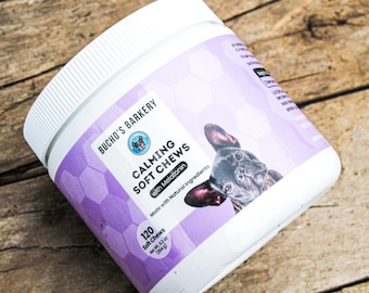 Masticables suaves calmantes con melatonina para perros