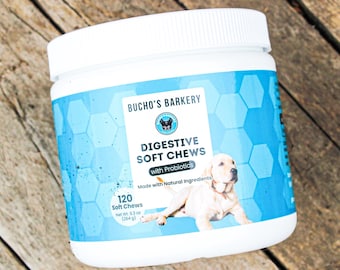 Digestive Soft Chews with Probiotics for Dogs