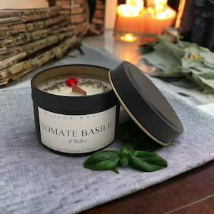 Tomato-Italian Basil Scented Candle