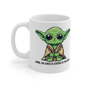 Yoda-inspired Ceramic Mug 11oz