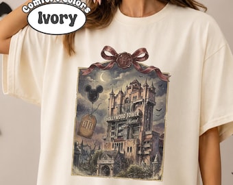 Coquette Hollywood Studios Comfort Colors Shirt, Vintage Hollywood Tower Hotel Tee, Disney Family Matching Vacation Shirts, Disney 2026 Tee