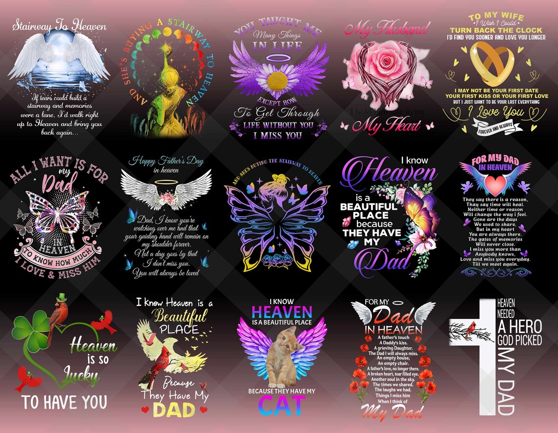 Memorial Design Pattern 27+ Memorial Design Png Bundle, Memorial Quote Png, Bereavement Png ...