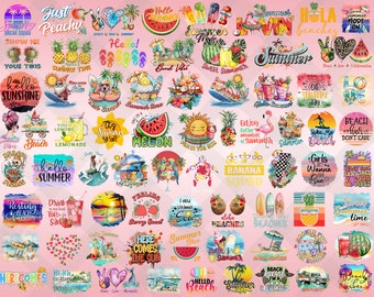 70+ Designs Retro Summer Bundle Png, Summer Beach Vibes Png, Summer Png, Summer Vibes Png, Trendy Summer Png, Beach, Png Designs, Retro Png