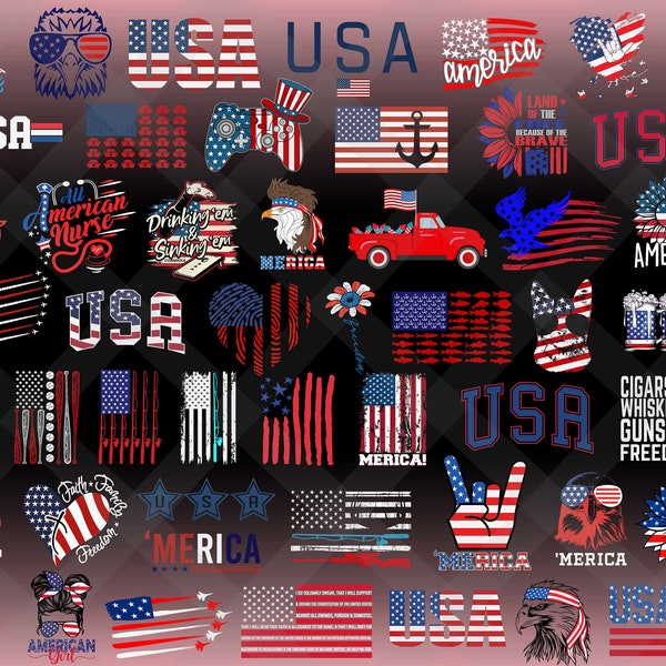 45+ American Flag USA We The People Right Constitution Veteran Army Patriotic Mega Pack Laser Wall, Cricut Vector SVG PNG Bundle