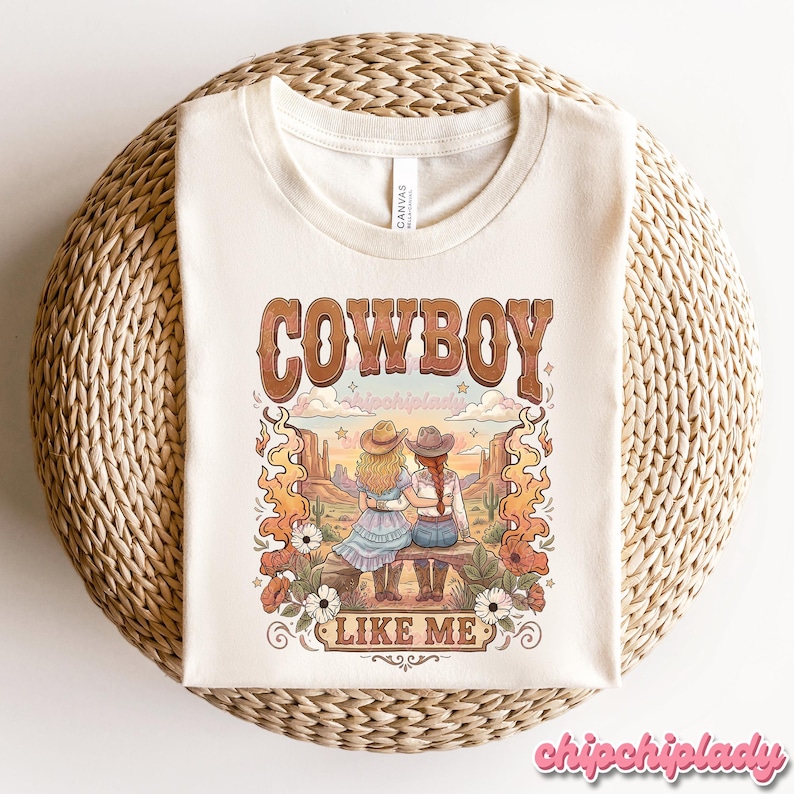 Cowboy Like Me-tröja, Jag visste det, jag visste dig-tröja, vintage western Jessi Toy Story 5, retro cowgirl-grafikgåva för musikfan, Toy Story-älskare bild 6