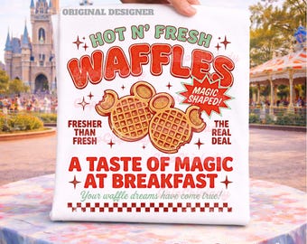 The Waffles Tee, A Taste of Magic at Breakfast shirt, Disney 2026 Outfit, Disney Matching Tee