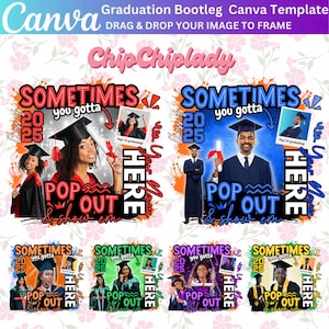 Modello di inserimento foto di laurea modificabile Canva, modello di laurea 2025, laureato Senior Canva modificabile Png, laurea 2025 Png