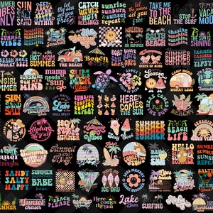 100+ Designs Retro Summer Bundle Png, Vibrazioni estive da spiaggia Png, Estate Png, Vibrazioni estive Png, Estate alla moda Png, Spiaggia, Disegni Png, Retro Png