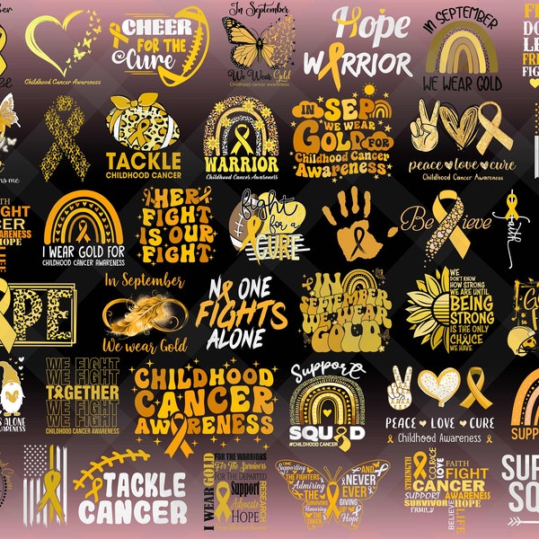 44+ Designs Kindheit Krebs Png, Im September tragen wir Gold Png, Kindheit Krebs Awareness Png, Gold Ribbon Png