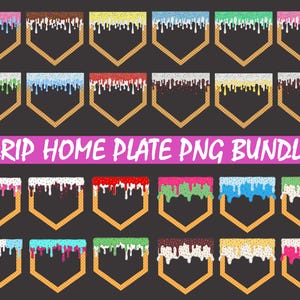 Lot de 52 assiettes design gaufres pour la maison, assiette de baseball goutte à goutte png, baseball maison, goutte de crème glacée png, goutte de crème glacée baseball goutte à goutte, numérique png