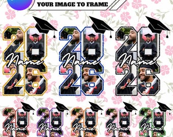 Graduation Insert Photos Editable Canva Template, Graduate 2026 Template, Graduation Senior Canva Editable Png, Graduation 2026 Png