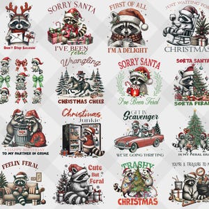 Noël Raton Laveur Png, Raton Laveur, Noël Rétro Png, Noël Png, Drôle De Noël Png, Saison De Noël Png