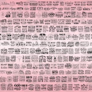 300+ Christian Png Bundle, Bible Verse Png, God Jesus Png, Psalm Png, Love Faith Png, Motivational Quotes, Religious Png