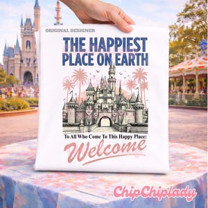 The Happiest Place On Earth Shirt, Disney Magical Castle Tee, Disney 2026 Outfit image 1
