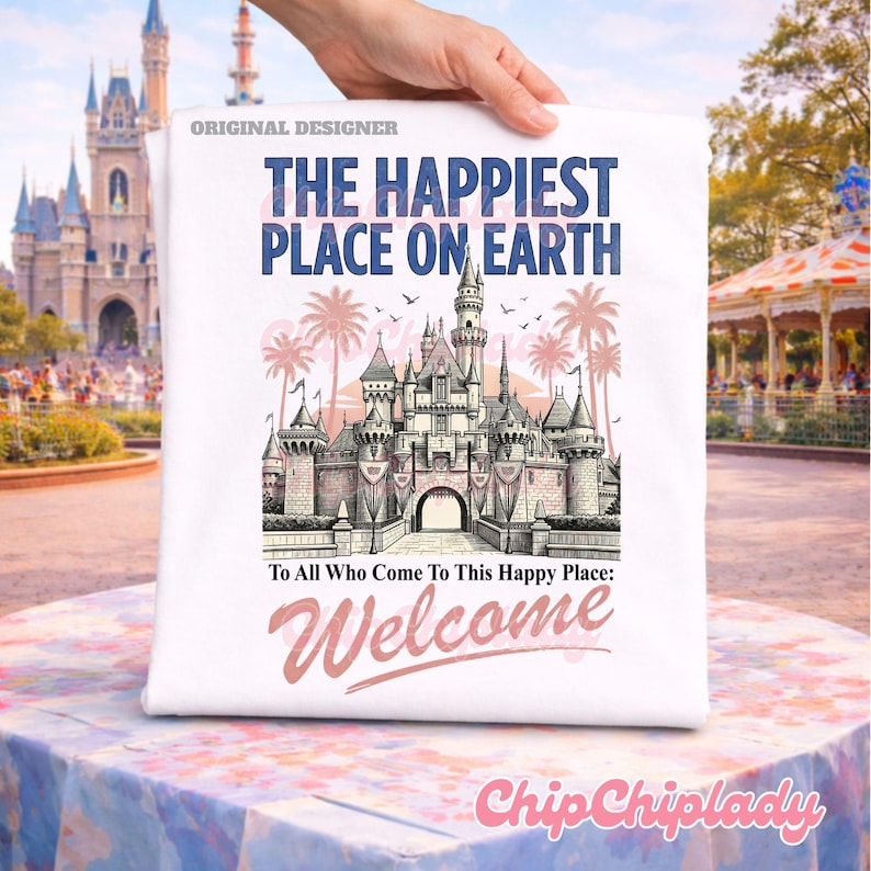 The Happiest Place On Earth Shirt, Disney Magical Castle Tee, Disney 2026 Outfit image 1