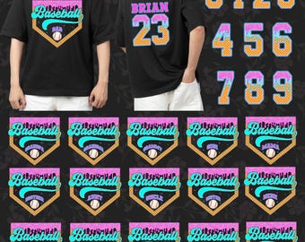 Personalized Baseball Drip Mama Png, Team Mom Png, Ice Cream Drip Tball Png, Mother's Day Gift, Custom Baseball Jersey, Baseball Number Png
