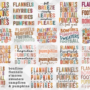 20+ Design It&#39;s Fall Y&#39;all PNG, Flannels Bonfires Football Pumpkins, Retro Fall Sublimation, Grunge Fall PNG, Autumn, Thanksgiving Shirt