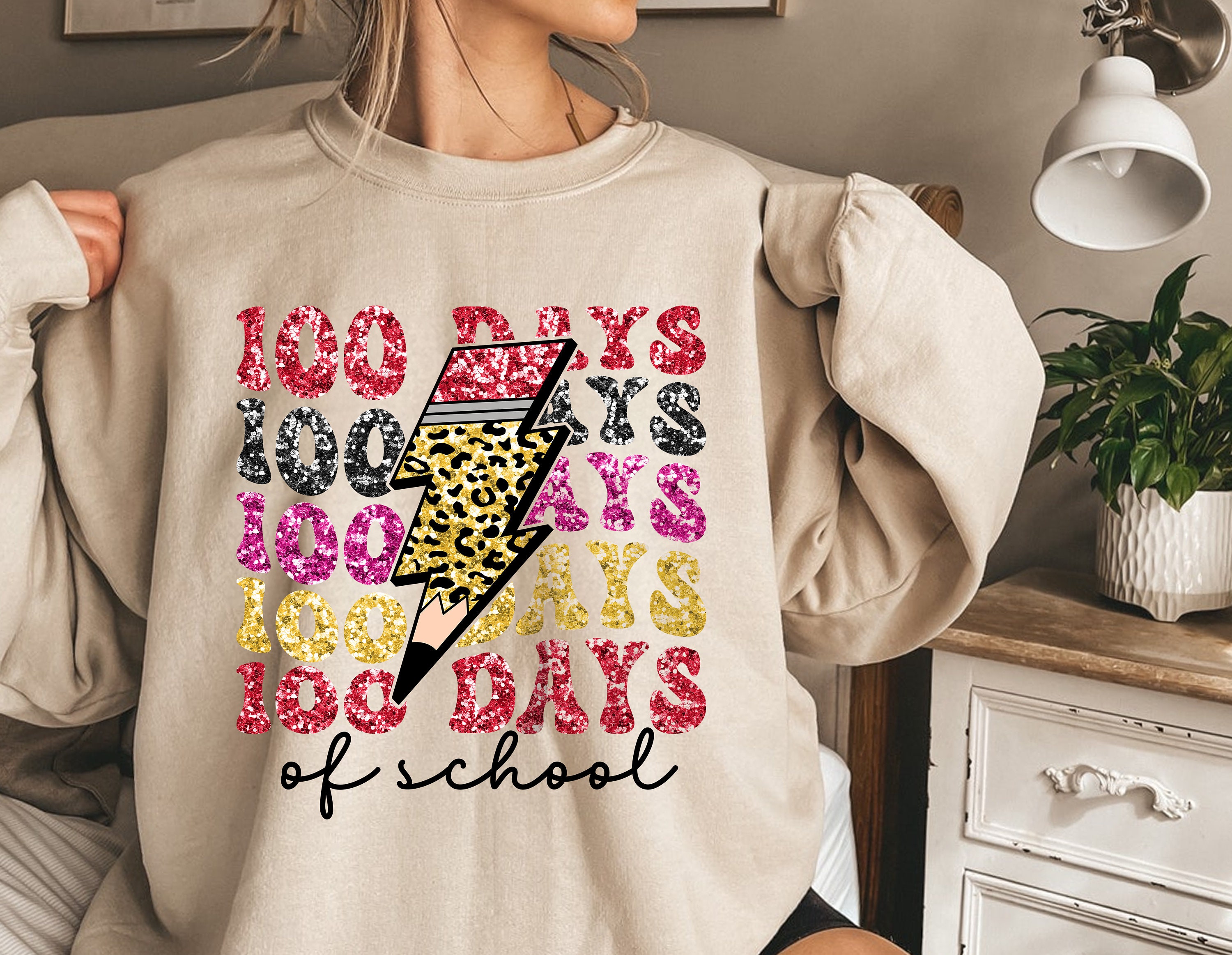 14+ Designs 100 Days of School Bundle PNG, 100th Day of School ...