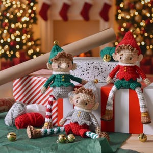 Christmas Elf Doll Crochet Pattern, Christmas Doll Pattern, Elf Doll PDF Pattern