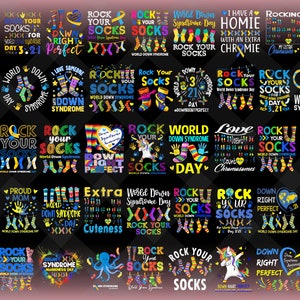50+ Down-syndrom PNG Bundle, Down-syndrom PNG, Bewusstseinssocken 21 März PNG, Down-syndrom bewusstsein