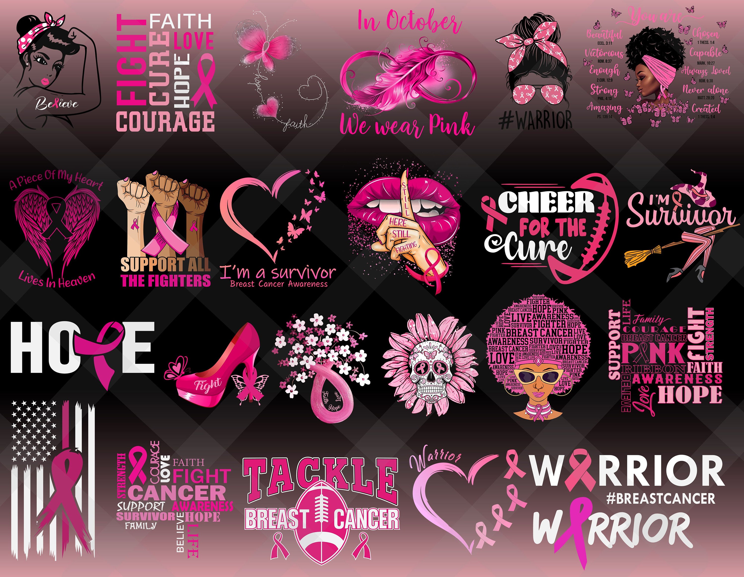 Fight Like A Girl Breast Cancer Awareness CUSTOM Air Jordan 13 -   Worldwide Shipping