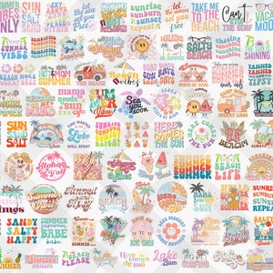 100+ ontwerpen retro zomerbundel png, zomerse strandvibes png, zomerse png, zomerse sfeer png, trendy zomer png, strand, png-ontwerpen, retro png