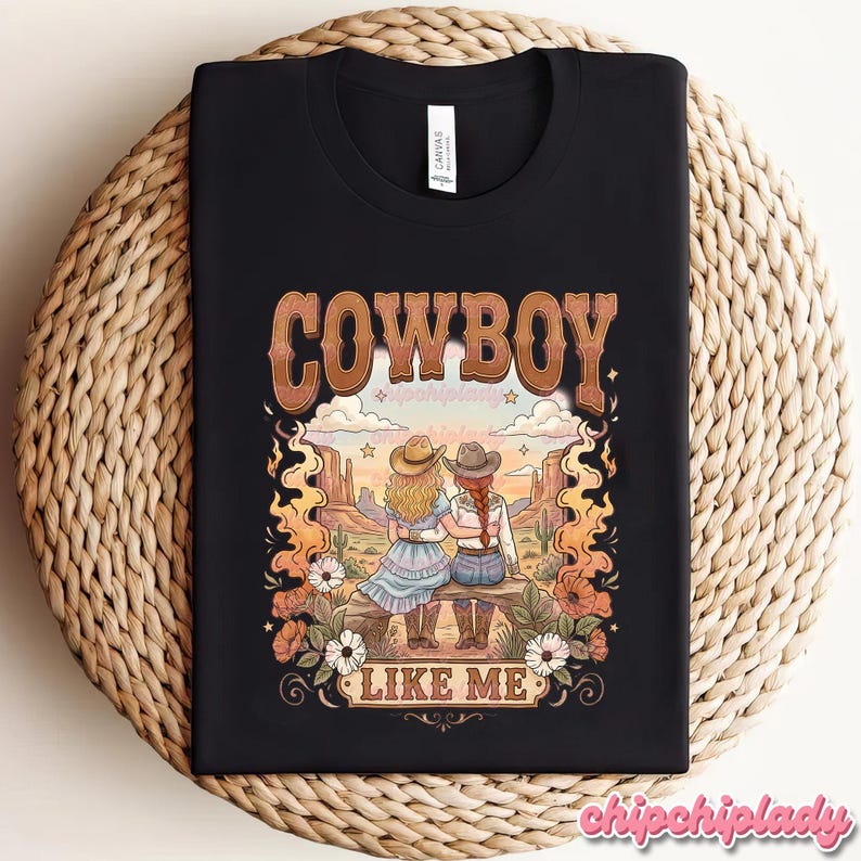Cowboy Like Me-tröja, Jag visste det, jag visste dig-tröja, vintage western Jessi Toy Story 5, retro cowgirl-grafikgåva för musikfan, Toy Story-älskare bild 5