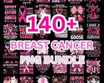 140+ Breast Cancer Png Bundle, Breast Cancer Png, Pink Ribbon Png, Fight Breast Cancer Warrior, Pink Out, October Wear Pink,Cancer Awareness
