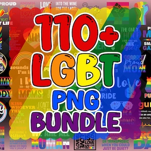 110+ Designs LGBT Bundle, Png Bundle, Pride Month LGBT Design, Say Gay Png, Groovy Style Sounds Day I'm In, PNG Sublimation Download