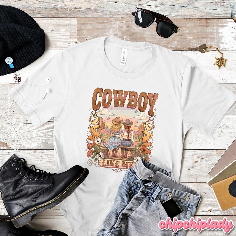 Cowboy Like Me-tröja, Jag visste det, jag visste dig-tröja, vintage western Jessi Toy Story 5, retro cowgirl-grafikgåva för musikfan, Toy Story-älskare bild 10