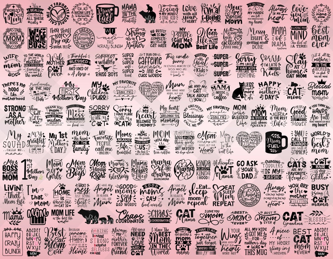 220+ Designs Mothersday Png Bundle 2025, INSTANT DOWNLOAD, Mother Png ...