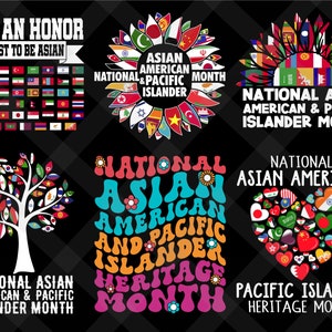 Asian American and Pacific Islander Heritage Month png, AAPIHM png, AAPIHM png, Aapi png, Aziatisch png, Hawaiiaans png, printsublimatie